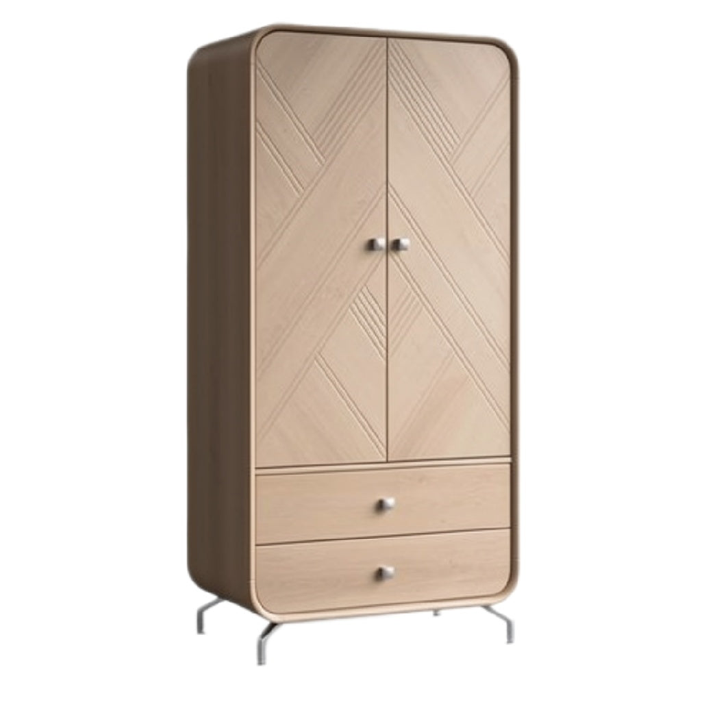 Moderne Houten Kledingkast met Houten Designs en Sleufdeuren