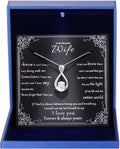 1.5CT Moissanite Infinity Necklace Anniversary Wedding Gifts for Women Wife