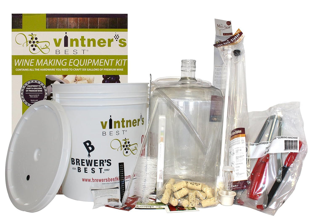 #3012BB Starter Winemaking Equipment Kit w/Better Bottle & Double Lever Corker